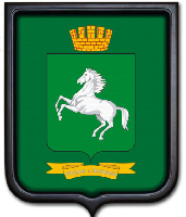 Герб Томска 35х43 см, печатный, темная рамка, большая форма Герб Томска 35х43 см, печатный, темная рамка, большая форма