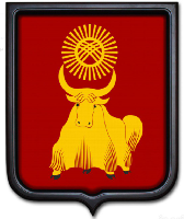 Герб Кызыла 35х43 см, печатный, темная рамка Герб Кызыла 35х43 см, печатный, темная рамка