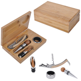 Набор для вина (4 предмета); 16х11х3 см; дерево, металл Набор для вина (4 предмета); 16х11х3 см; дерево, металл