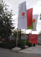 Основание тумба для стационарного флагштока бетонное неокрашенное Основание тумба для стационарного флагштока бетонное неокрашенное