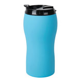 Термокружка вакуумная  "Velvet";  380 мл;  ;желтый ; металл/пластик