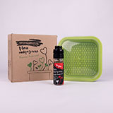 Набор для проращивания микрозелени: проращиватель, семена мицуны