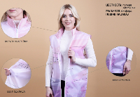 Жилет Брендон Лайт без подклада унисекс, с полной запечаткой Жилет Брендон Лайт без подклада унисекс, с полной запечаткой