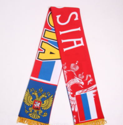 Шарф болельщика Россия 2018